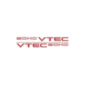 TSC Z18 Honda Vtec Sohc Set 40x3cm Kırmızı Oto Sticker