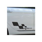 TSC Z1861 Alfa Romeo Stelvio Yan Sport Sağ Sol 2 Adet Oto Sticker