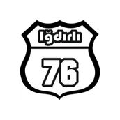 TSC Z1897 Iğdırlı 76 Etiket Siyah Yapıştırma Oto Sticker