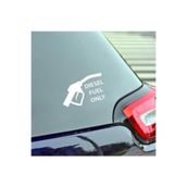 TSC Z1952 Sadece Dizel Yakıt Araba Sticker
