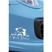 TSC Z1965 Fransız Bulldog Köpek Yapıştırma Sticker