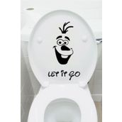 TSC Z1990 Klozet Banyo Komik Resim 5 Araba Sticker