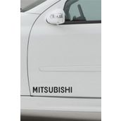 TSC Z348 Mitsubishi 2'li Araba Sticker