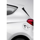TSC Z497 Öpüşen Çocuklar Depo Araba Sticker