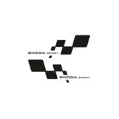 TSC Z519 Skoda Sport Yan Kapı İçin Çamurluk 2'li Sağ Sol Araba Sticker
