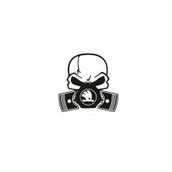 TSC Z591 Skoda Piston Kuru Kafa Araba Sticker