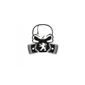 TSC Z594 Peugeot Piston Kuru Kafa Araba Sticker