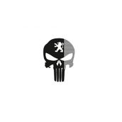 TSC Z680 Peugeot Kuru Kafa Punisher Araba Sticker