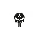 TSC Z683 Mitsubishi Kuru Kafa Punisher Araba Sticker