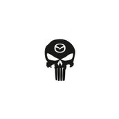 TSC Z685 Mazda Kuru Kafa Punisher Araba Sticker