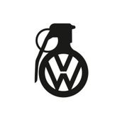TSC Z769 Volkswagen Komik El Bombası Araba Sticker