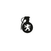TSC Z778 Peugeot Komik El Bombası Araba Sticker