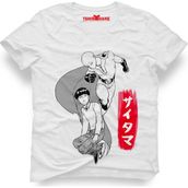 Tshirthane One Punch Man Saitama Beyaz T-shirt
