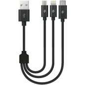 Ttec 2DK28S Siyah Alumi Cable Mini 30 cm Şarj ve Data Kablosu