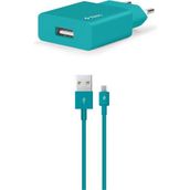 Ttec 2SCS20MTZ Turkuaz 2.1A Micro USB Kablo Şarj Aleti