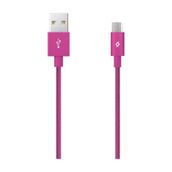 Ttec Alumicable Micro USB Pembe Şarj Kablosu