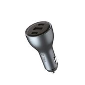 Ttec Mega Şarj Akım Korumalı 130W 2Xusb-C+Usb Girişli Araç Çakmaklık Şarjı Tüm Araçlarla Uyumlu Şarj