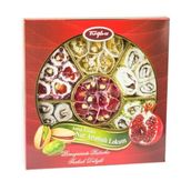 Tuğba Kuruyemiş Antep Fıstıklı Narlı Lokum 430 Gr(Turkish Delighrt)