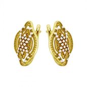 Tuğrul Altın T003435 Altın Küpe