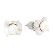 Tuğrul Altın T007589 Altın İnci Küpe