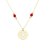 Tuğrul Altın T031111 Altın Kar Tanesi Kolye