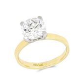 Tuğrul Altın T038533 Altın Tektaş Yüzük