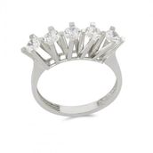 Tuğrul Altın T043185 Altın Beş Taş Yüzük