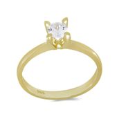 Tuğrul Altın T051740 Altın Tektaş Yüzük