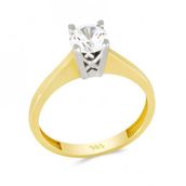 Tuğrul Altın T053544 Altın Tektaş Yüzük