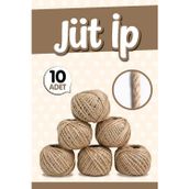 Tuğset Etiket Jüt İp Hasır İp 100 Metre 10 Adet Hasır İp – Örgü Ipi – Örgü Ipi-T1490
