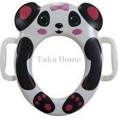 Tuka Home Pembe Panda Desenli Klozet Bebek Lazımlık