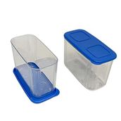 Tupperware 2'li 715 ml Şeffaf Mavi Buzdolabı Kabı