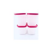 Tupperware Alaska 4x1.1 lt Pembe Saklama Kabı