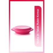 Tupperware Aloha 2'li Rubin Kırmızı Tabak