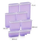 Tupperware Lila 8'li Oval Saklama Kabı