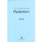 Türk Dili Araştırmaları Yıllığı - Belleten 2010 / 2 - Türk Dil Kurumu Yayınları