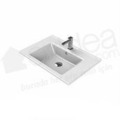 Turkuaz Arte Etajerli 65 cm Lavabo
