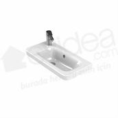 Turkuaz Noura Etajerli Dar 60 cm Lavabo
