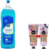 Turmepa Bulaşık Deterjanı 750 ml x 4 + El Kremleri