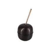 Turna Bakır TURNA0485-3 250 ml Apple Cocktail Oksit Düz Pipetli Bardak