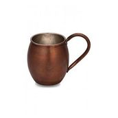 Turna Bakır TURNA0493-3 500 ml Moscow Mule Oksit Düz Bardak
