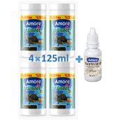 Turtle Green Kalsiyum Sticks 4x125 ml Yetişkin Su Kaplumbağası Otçul Yüzen Yemi, Vitamini Set