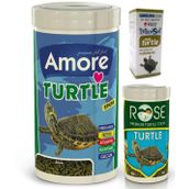 Turtle Green Sticks 1000ml, Rose 250ml Su Kaplumbağası Yemi ve Vitamin