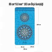 Tusi 023 Mandala Desen Yoga Matı ve Pilates Minderi