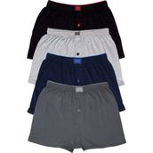 Tutku 6 Adet Erkek Düz Penye Boxer