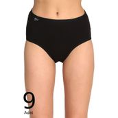 Tutku ELF568T0924CCM9 Siyah 9 lu Paket Likralı Bato Kadın Külot