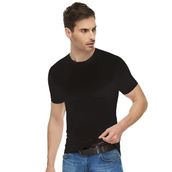 Tutku Elit 1301 Siyah Elastan Sıfır Yaka Erkek Atlet