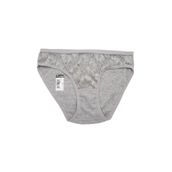 Tutku Kadın 6'lı Dantelli Bato Bikini, Gri, 4