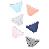 Tutku Kadın 6'lı Karışık Renkler Standart Fashion Girl Pamuklu Slip