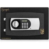 Tuzcuoğlu Çelik Para Kasası 40X30X27 cm Çift Şifreli Alarm Sistemli Ağır Tip Ev Ofis Kasası